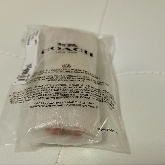 NEW Coach Pink Gold Metal & Enamel Bear Purse/Bag Charm/Keychain/Key Fob - Picture 7 of 8